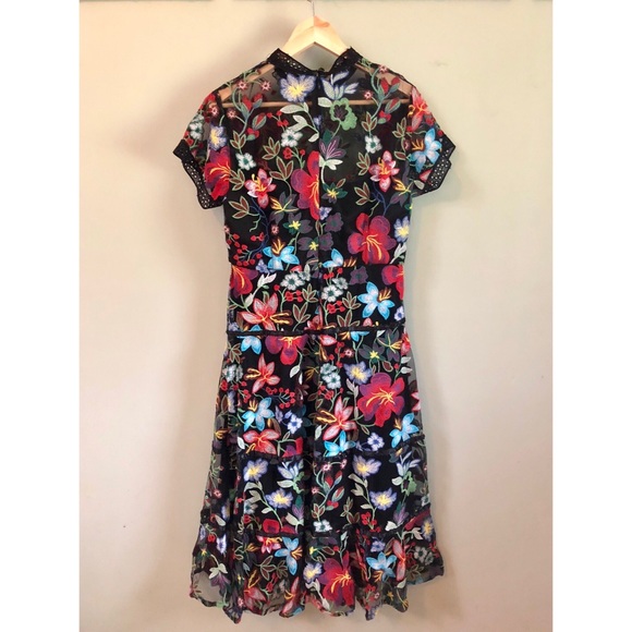 Janine Embroidered Dress - NWOT - size 6 - Picture 4 of 7